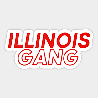 Illinois Gang Sticker